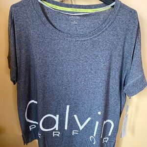 Calvin Klein Performance Grey top Size ~ Medium